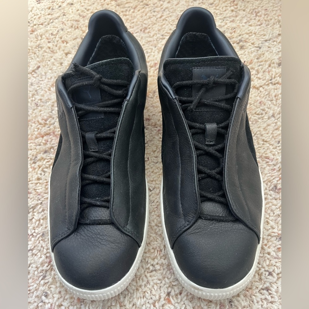 Puma Black and White Men's Sneakers